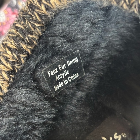 Clarks Angelina Knitted Collar Suede Clog Slipper Mule Shoe-Black-Women Size 9 - Picture 9 of 11